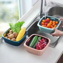 厨房水槽洗菜篮水果篮沥水框收纳挂篮免打孔置物架壁挂式碗碟架