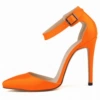 302-28 orange patent leather