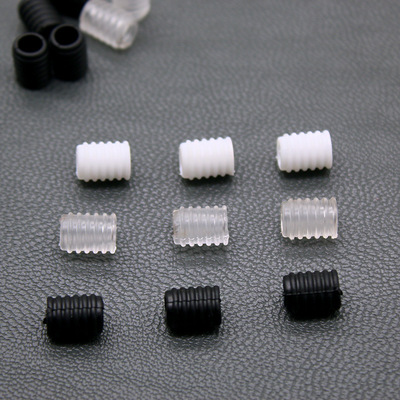 Manufactor goods in stock silica gel Thread adjust Elastic rope Buckle Soft glue non-slip Mask parts Elastic Adjustment buckle