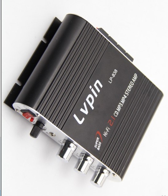[Suministro] ONK Caiyun LVPIN amplificador LP-838 amplificador de coche de 2,1 canales de ordenador en casa pequeño amplificador