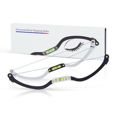 Brow embroidery level bow arrow scale factory wholesale hot in Europe and America practice tools for drawing eyebrows measure balance brow ruler