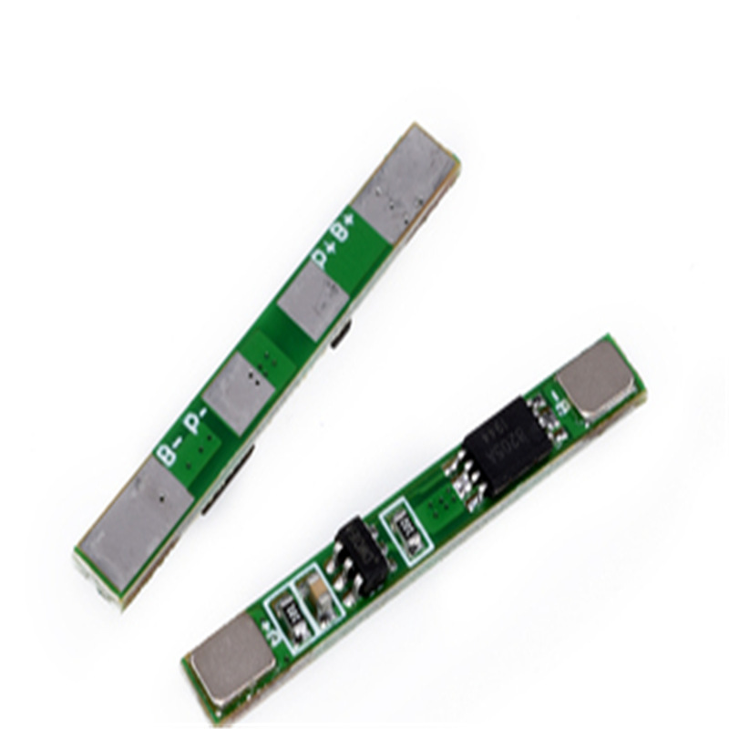 3.7V锂电池保护板 适用聚合物18650焊盘可点焊 可多并3A过流值 XD