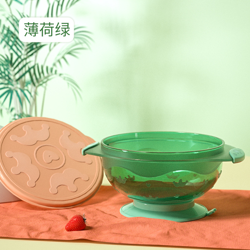 Vipos infantiles cuenco de paja a prueba de derrames alimentos suplementarios para bebés alimentando cubiertos para bebés comendo y bebiendo gachas artículos infantiles recién nacidos