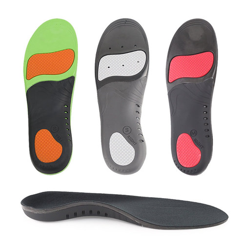 Cross-border arch insole flat foot support pad orthopedic full pad breathable massage pu sports shock absorbing insole wholesale