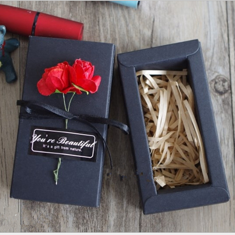 伴手礼口红包装盒唇膏精油u盘小样礼盒通用包装盒长方形小饰品盒