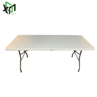Portable long table dining table training conference blow molding folding table stall table wholesale outdoor folding table and chair manufacturers wholesale