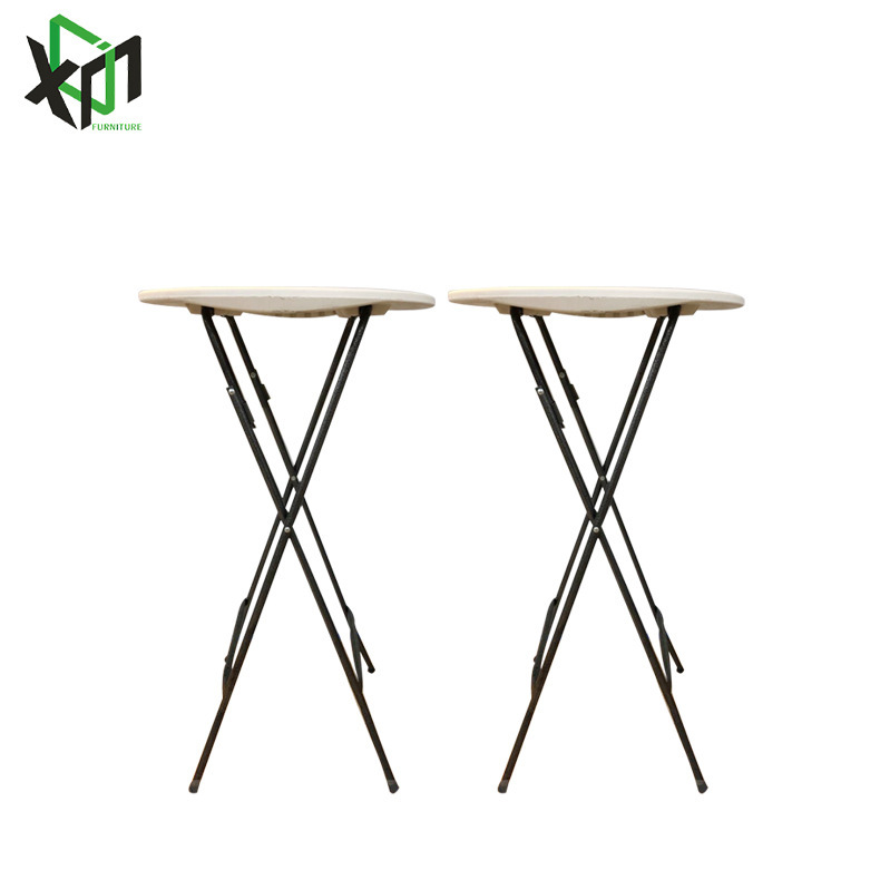 Outdoor Portable Folding Table Folding Small Round Table Round Bar 80 Diameter Hollow Blow Bar Table Outdoor Portable Folding Table Folding Small Round Table Round Bar 80 Diameter Hollow Blow Bar Table