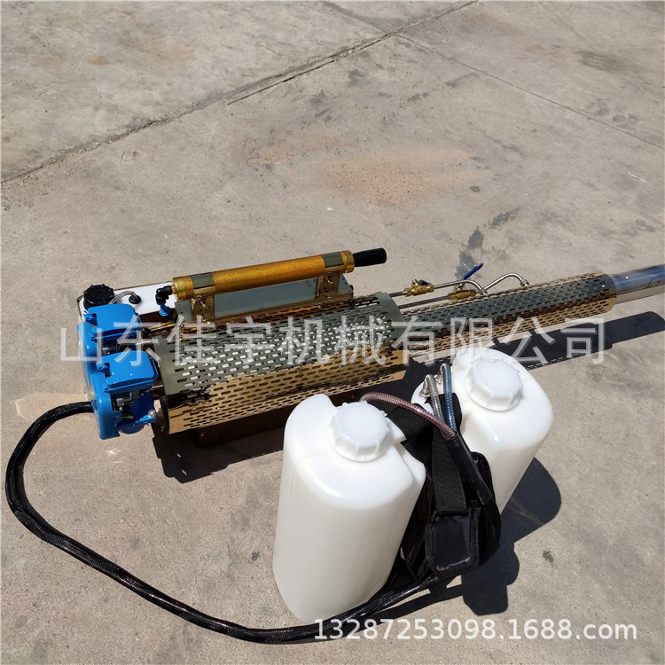 Dual-Purpose Smoke and Water Mist Machine, Stainless Steel Double-Tube Mist Sprayer, Four-Stroke Pulse-Type Sprayer