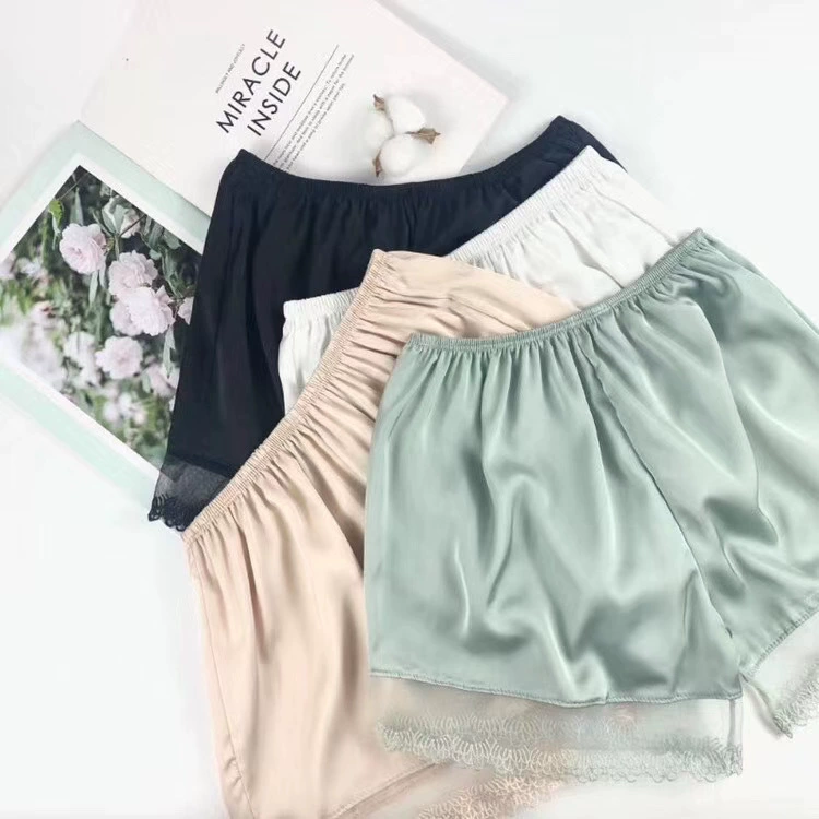 Silk lace safe trousers, protective underware, thin shorts, cute leggings, oversize