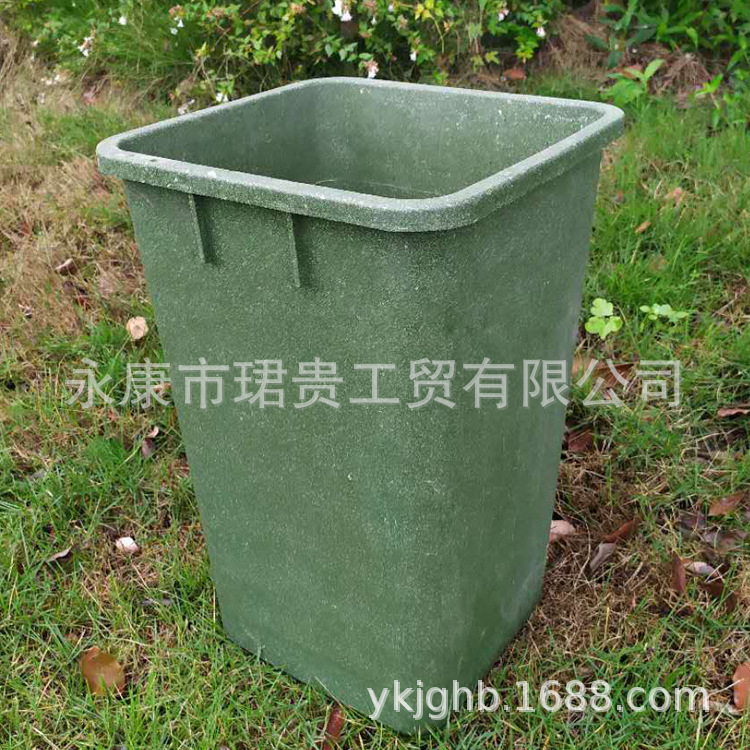 Factory Direct Supply of Outdoor Sanitation Trash Cans, Aluminum-Plastic Molding, High Toughness and Rot-Proof Trash Cans, Aluminum-Plastic Inner Barrels