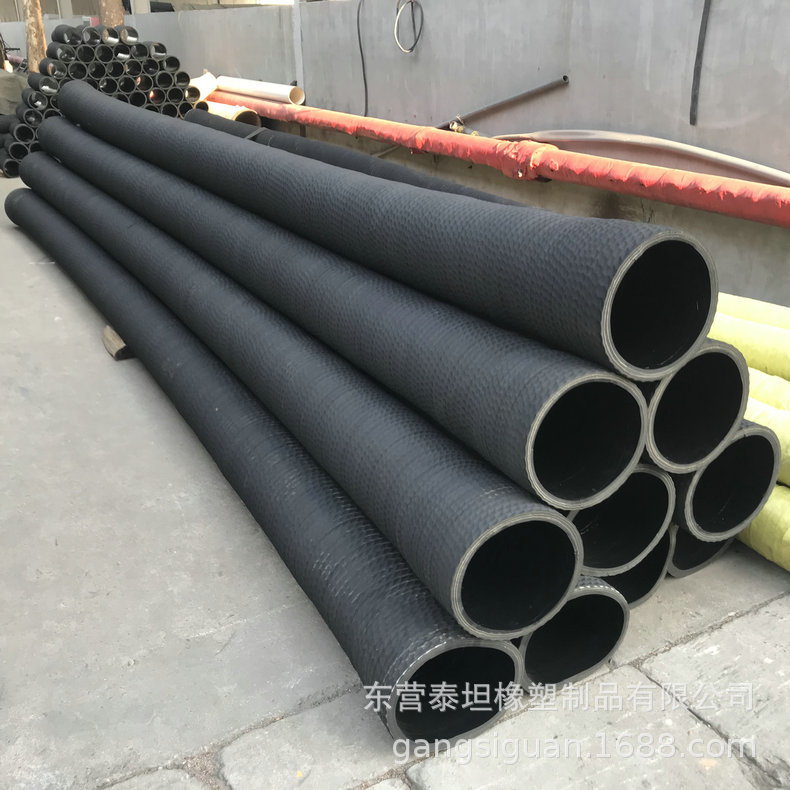 大口径吸排胶管 钢丝骨架缠绕 DN200 250 300