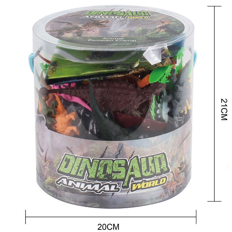 대형 버킷 공룡 모델 (34 피스 세트)