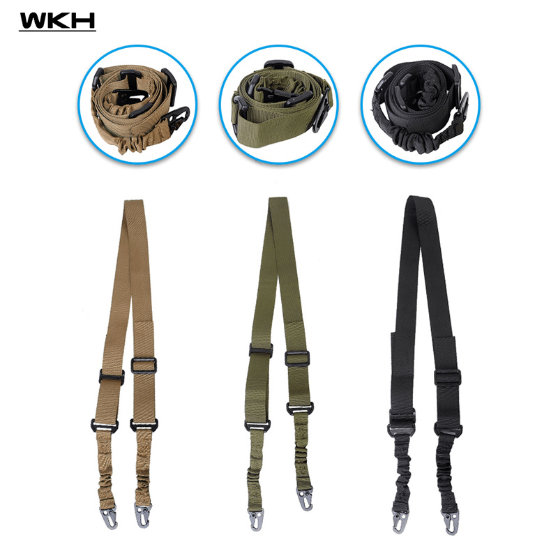 户外多功能双点背带尼龙绳单点双点安全绳任务绳多用途高强耐磨