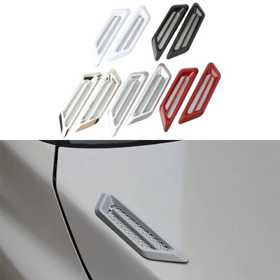Car air inlet decoration Shark Gill air inlet fake air outlet car universal decoration air outlet car sticker (Other Car Modifications)