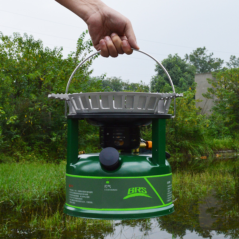 BRS-7 Hércules gasolina estufa diesel estufa picnic al aire libre estufa portátil a prueba de viento multi-combustible estufa