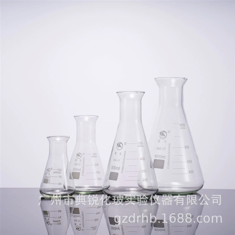 Шуньу коническая бутылка оптом лаборатория утолщения треугольная колба