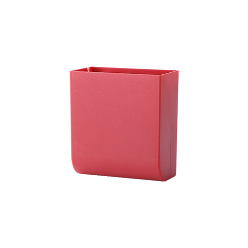 Wall-mounted pen holder stationery storage box, wall-mounted office desk storage box, mobile phone charging accessory box, street stall