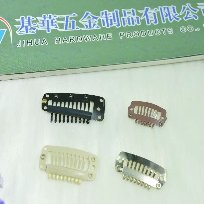 JH广东假发辅料梳子假发接发卡子隐形夹子宠物安全碎毛夹宠物发夹