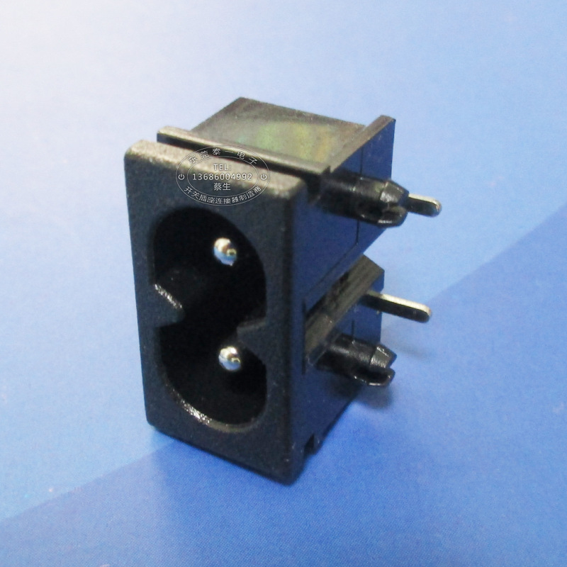 2.5A充电交流电输入充电接口 多口充电器AC输入8字尾母插座DB-8