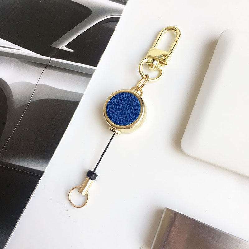 Liu Xiaoshu papelería Tarjeta de pecho superficie de cuero hebilla fácil de tirar Tarjeta de pecho hebilla telescópica cubierta de tarjeta cordón control de acceso enfermera permiso de trabajo formulación