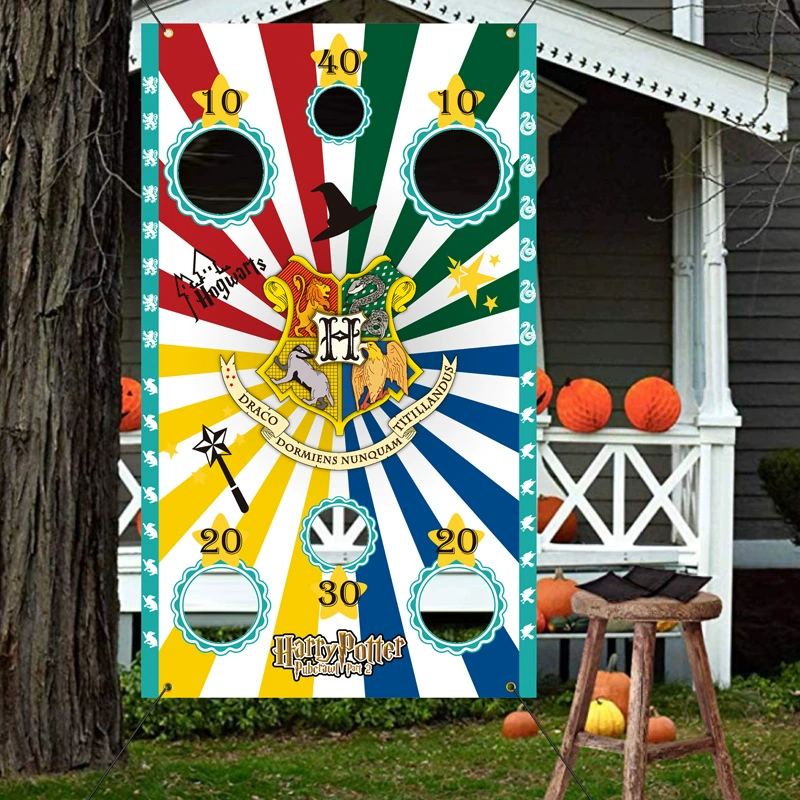 Игра с флагами в стиле "Bean Bag Game", украшение для дня рождения, флаги, горячая распродажа на Amazon, поддержка Magic Magic Academy