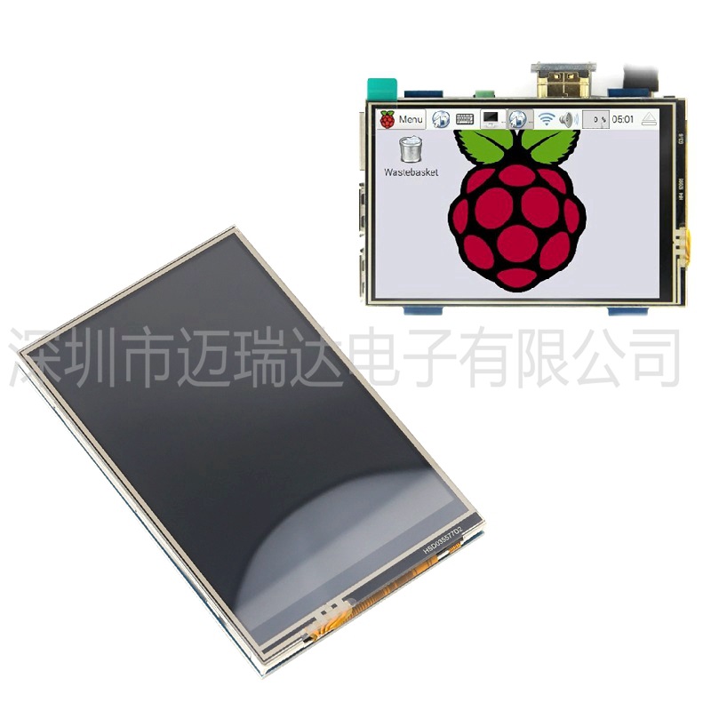 3.5英寸RPI LCD（A）V3  Raspberry Pi 4 TFT LCD触摸显示模块