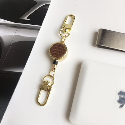 Liu Xiaoshu papelería Tarjeta de pecho superficie de cuero hebilla fácil de tirar Tarjeta de pecho hebilla telescópica cubierta de tarjeta cordón control de acceso enfermera permiso de trabajo formulación