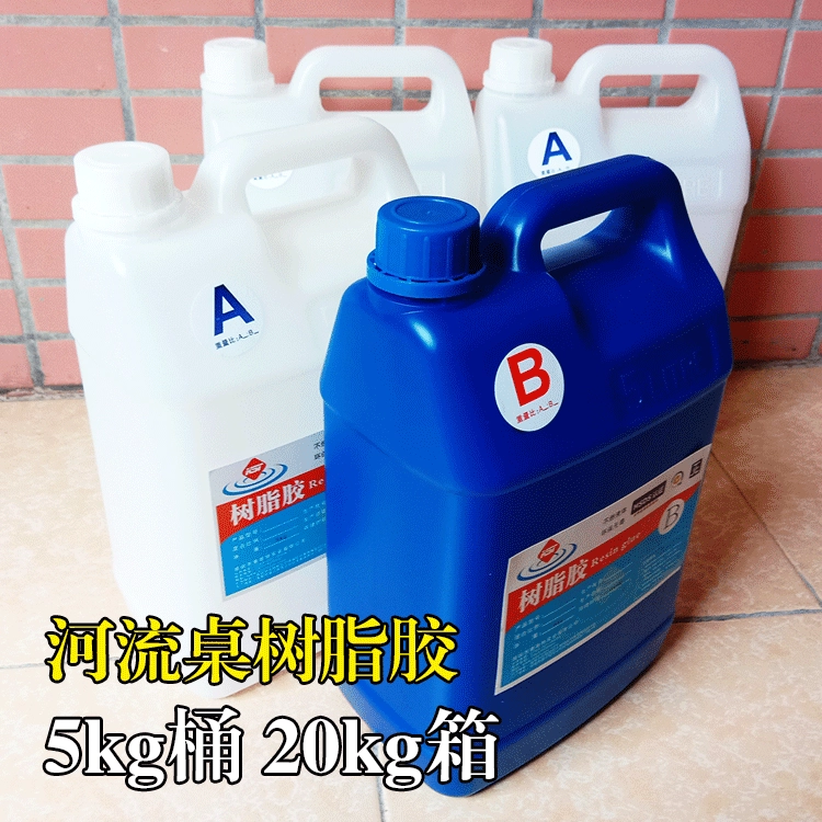 3:1 медленно высыхающий речной стол эпоксидная смола AB клей желтеющий устойчивый высокопрозрачный большой инфузионный полимерный клей