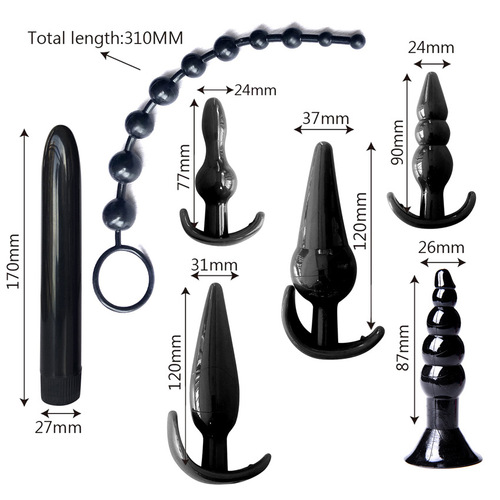 A large collection of cross-border matching SM backyard manufacturers, adult products, ten-piece anal plug set, eight-piece set, and four-piece set