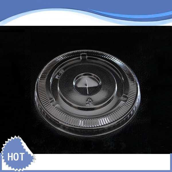 PET杯盖 一次性PET盖 透明塑料盖 PET平盖 厂家冷饮杯盖