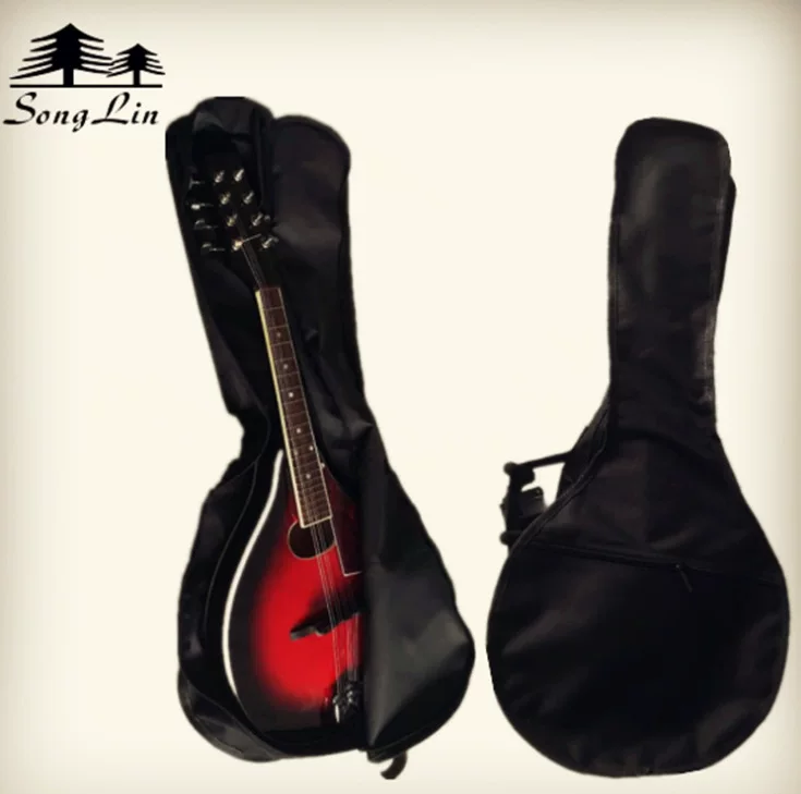 Waterproof Oxford mandolin one-shoulder backpack A-shaped mandolin Manderlin mandolin camel bell slow Lin bag
