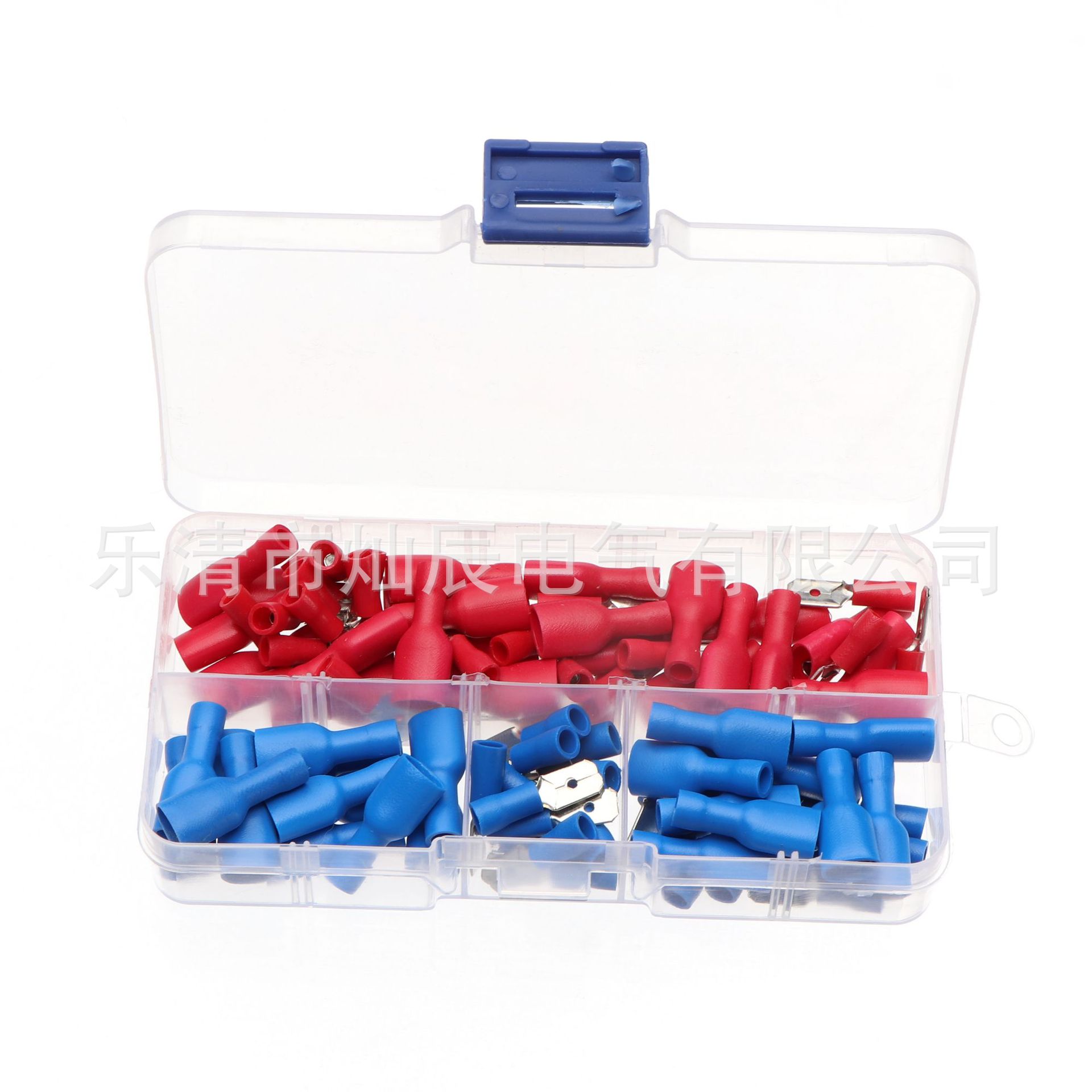 100pcs冷压端子盒装接线端子 电线连接器端子绝缘端子防水连接线