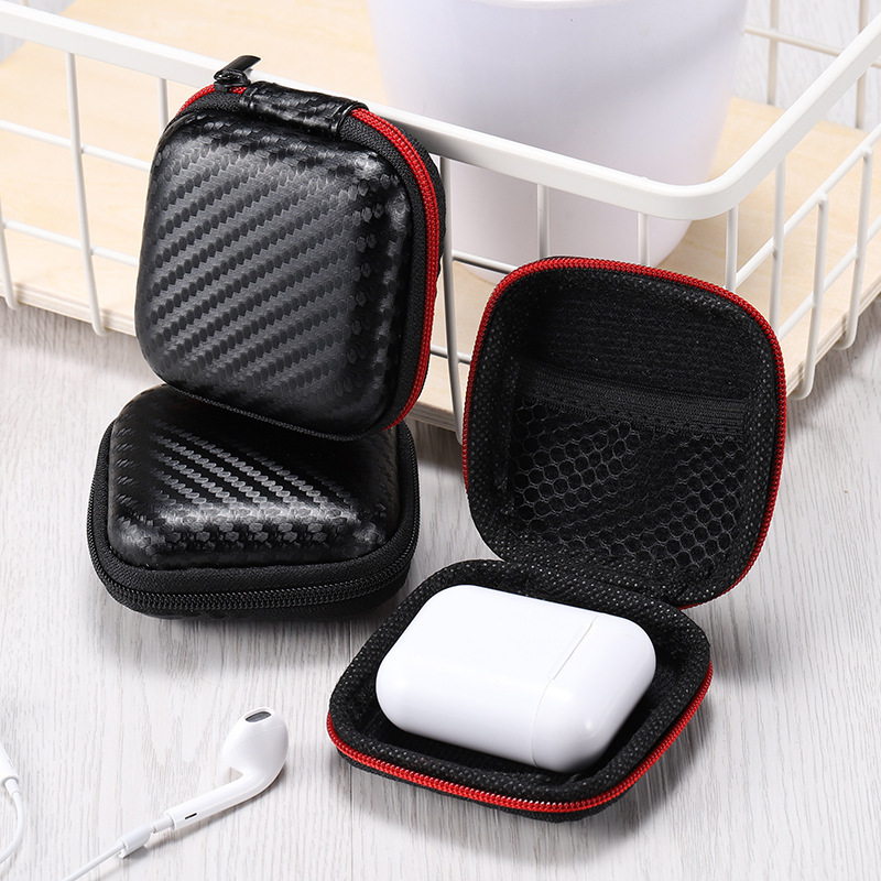 Eva Anti-Pressure Headphone Cosmetics Bag Anti-Pressure Zipper Bag Portable Charger Data Cable Organizer Storage Packaging Box