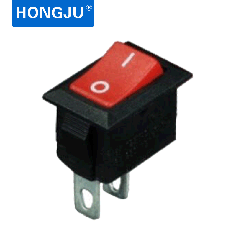 厂家供应2脚二挡船型开关 15*10 3A/250V尼龙66翘板开关供应