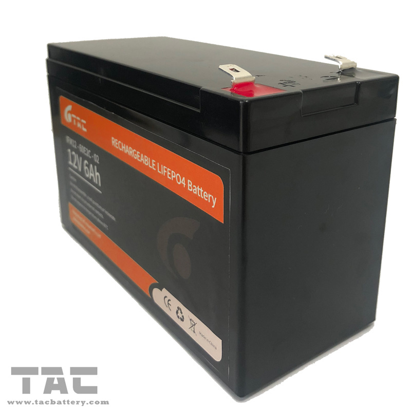 厂家现货供应12.8v 6Ah磷酸铁锂电池组 可替换铅酸电池