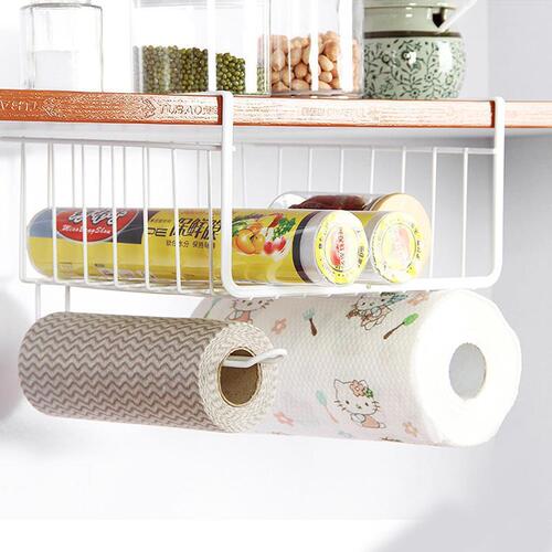 Under cabinet hanging rack kitchen hanging storage rack wall cabinet hanging rack storage rack wardrobe hanging basket partition hanging basket under