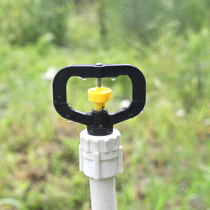 360 grados refracción micro-spraying riego por goteo refracción rotatoria micro-spray invernadero césped verde libre de impuestos