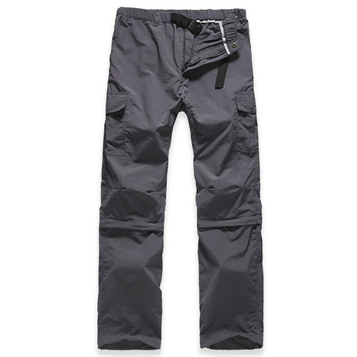 Wholesale outdoor clothing, men's quick-drying pants, detachable two-section, sun protection quick-drying three-quarter shorts, embroidered logo