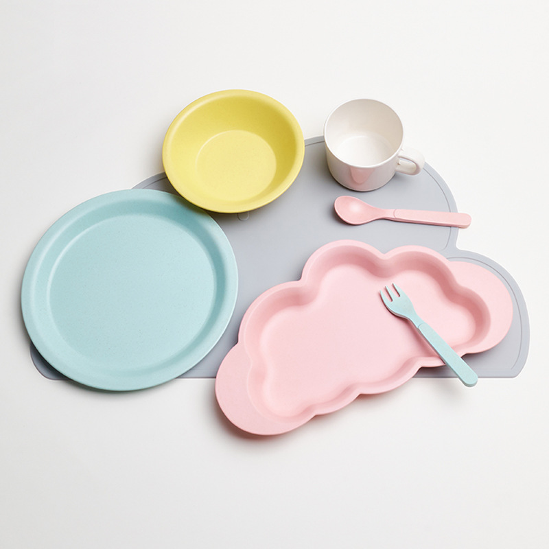 Factory Direct Sale Special Offer Bamboo Fiber Dinner Plate, Japanese Style Baby Divided Plate, Baby Eating Bowl, Children's Tableware Factory Direct Sale Special Offer Bamboo Fiber Dinner Plate, Japanese Style Baby Divided Plate, Baby Eating Bowl, Children's Tableware