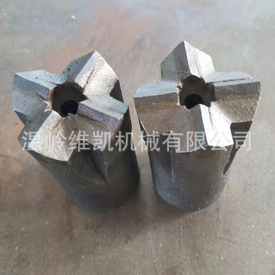 廠家直供 40mm十字型礦山用釺頭 風動鑿岩機鑽頭 X型硬質合金鑽頭