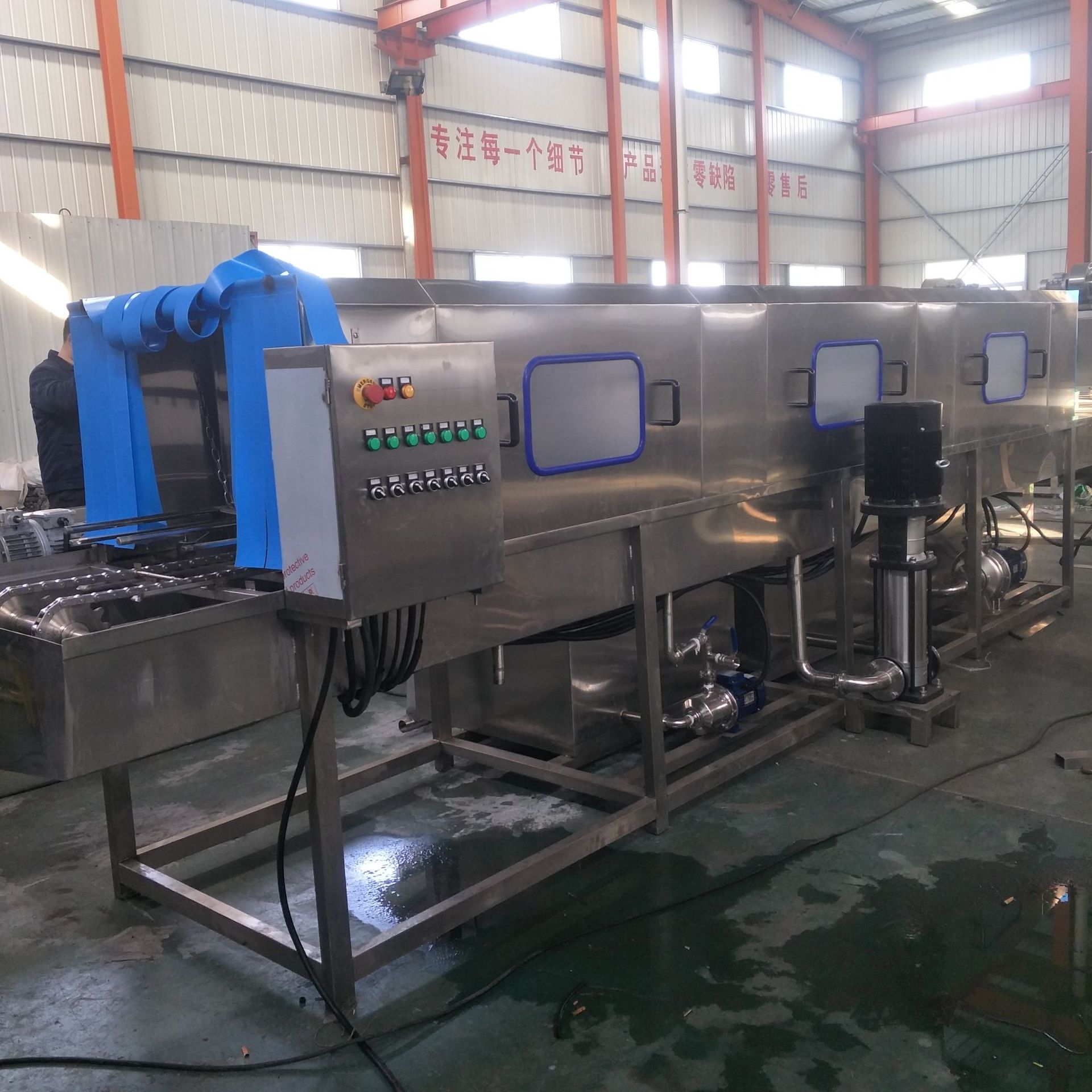 各类周转运输箱清洗机 胶筐清洗机 海鲜油污箱清洗机 质优价廉