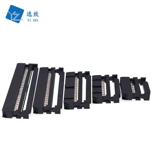 FC crimping head cable head 2.54MM pitch horn head 6-60P JTAG plug ISP interface connector