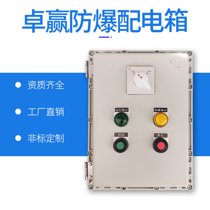 卓赢PLC控制箱不锈钢防爆仪表检修配电箱BNG橡胶防爆接线箱控制箱