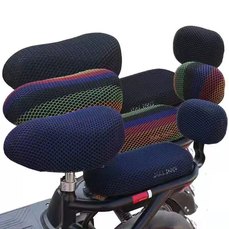 电动车踏板车坐垫套防晒隔热透气四季通用电瓶车坐垫套车座套批发