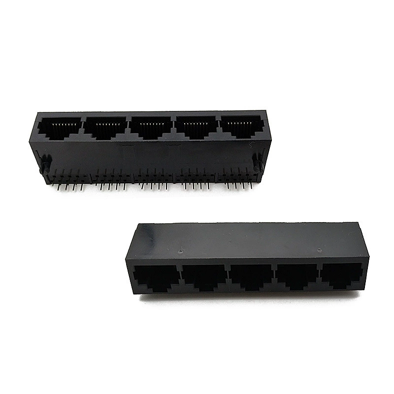 Заводская прямые продажи 5921 полность пластмассовый RJ45 сетевой порт 1x5 сетевой интерфейс материнское место 8p8c пять w = 20.57