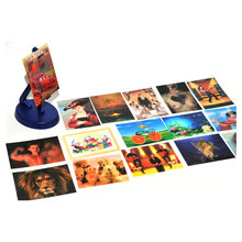 专业3D光栅印刷3D明信片定 制 三维立体变画名信片制作 3D立体贺