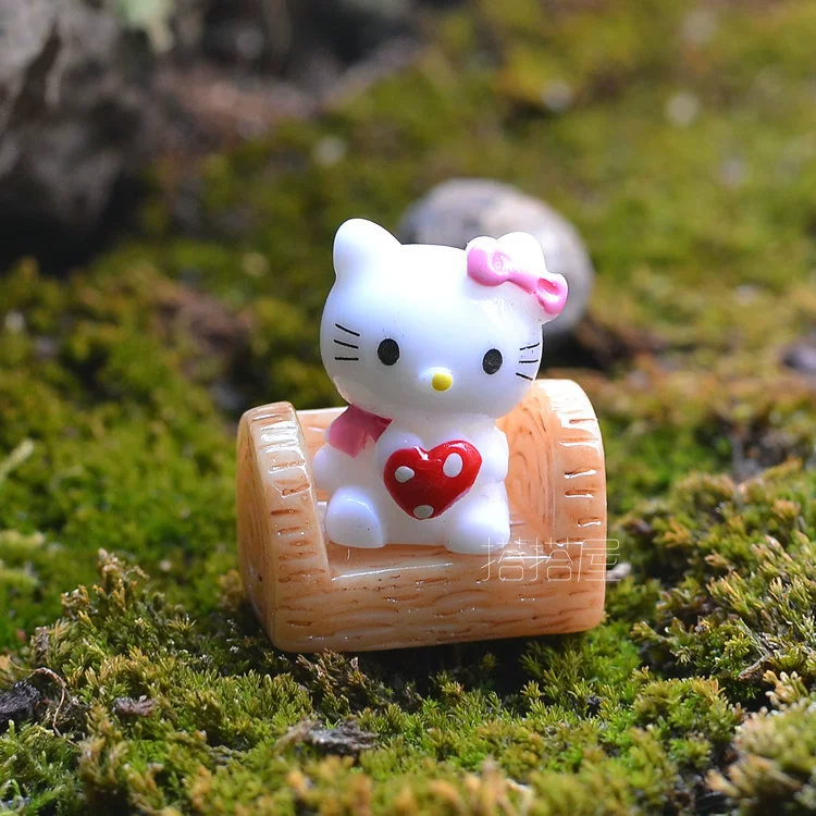 [Каменный табурет] Декоративный микропейзаж из мха сочные бонсай пейзаж мини-имитация проволочного дерева трехмерное растение