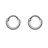 Zirconium stainless steel, nose piercing, earrings, European style, wholesale