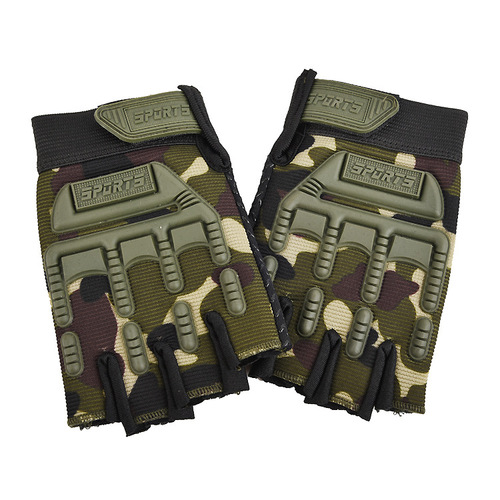 Children's outdoor sports chicken riding and mountaineering half-finger non-slip fighting combat breathable foreign trade gloves for men and women