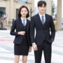 商务同款男女银行西服